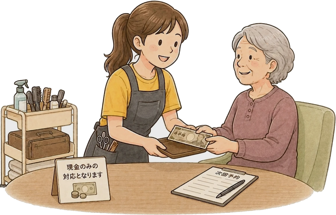 お会計・次回予約